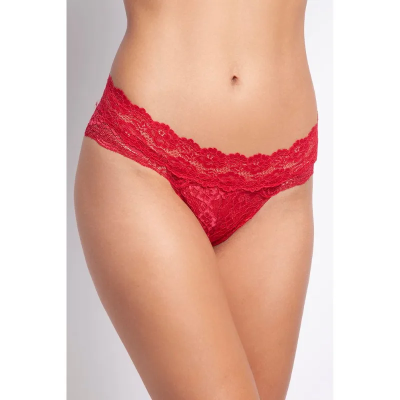 Calcinha Rendada - Everyday - 356.60 - Scarlet - Tamanho Sgd