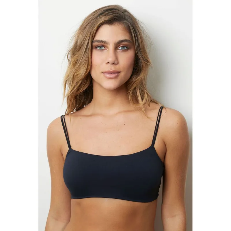 Top Com Bojo Removível - Tecno - 390.84 - Preto - Tamanho Sgd