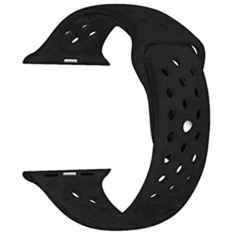 Pulseira Silicone Smart Iwo,Apple,Champion 42Mm Preta