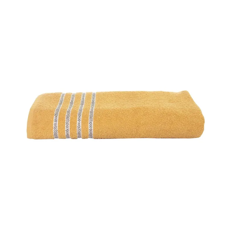 Toalla de baño Tex Home Jacquard 380 g. 70x140 cm. amarillo