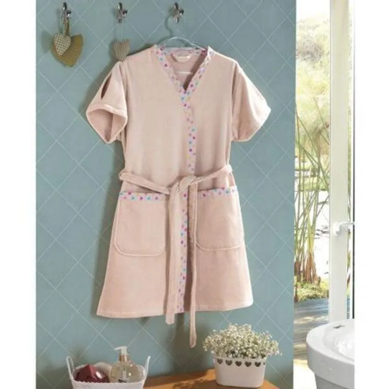 Roupão De Banho Feminino Liberty Dohler Bege Tamanho P