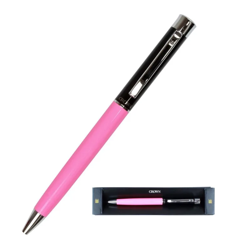 Caneta Crown Metal Arezzo Esferografica Rosa Yw10062f