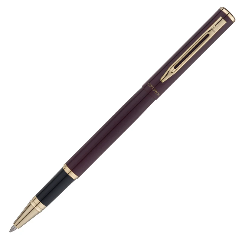 Caneta Crown Personalizada Metal Capricci Roller Bordo