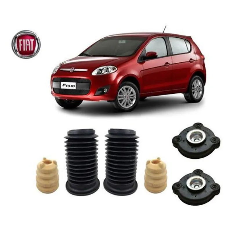 2 Kit Batente Coxim Amortecedor Dianteiro Novo Palio 2012