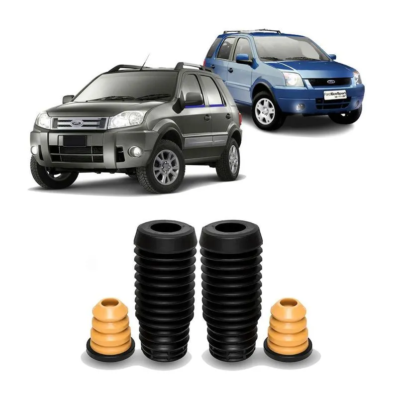 Par Batente Guarda Pó Dianteiro Ford Ecosport 2003 Até 2012