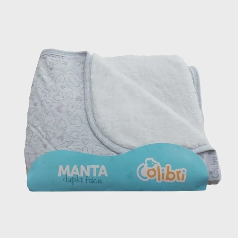 Colibri Manta Sherpa Dupla Face Coracoes
