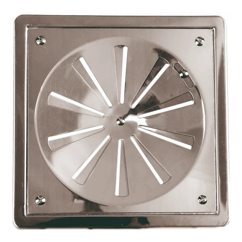 Grelha Rotativa 10x10cm 1710-QUAD Fabrimar GRELHA 1710 QUAD 10X10CM FABRIMAR 06201