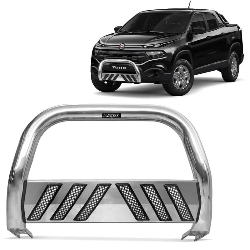 Parachoque Impulsão Fiat Toro 2016 A 2019 4x2 Cromado Bepo