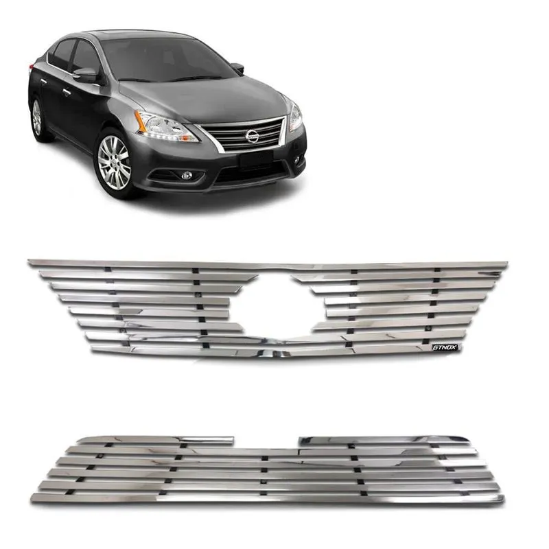 Sobre Grade Sentra 2014 A 2016 Aço Inox Elite