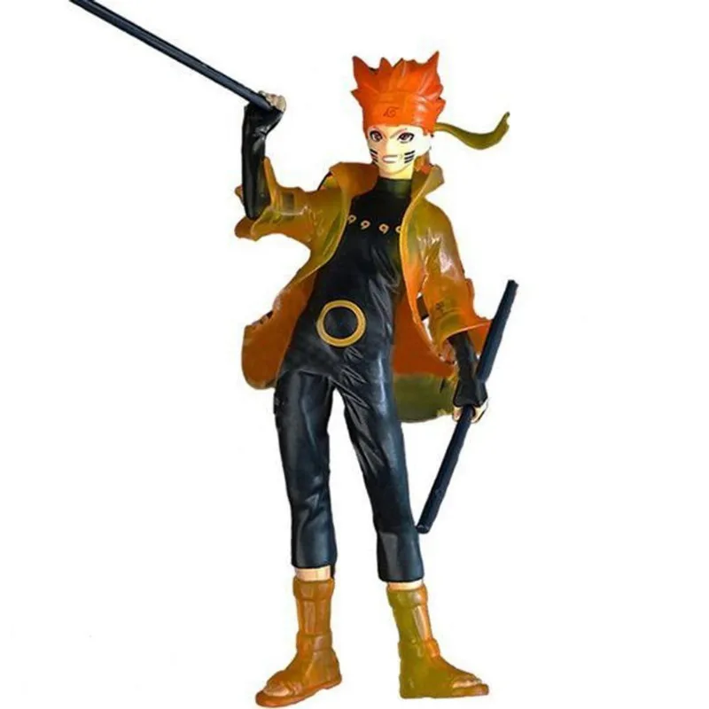 Boneco Action Figure Naruto Modo Kurama Sábio 18Cm Ninja 3