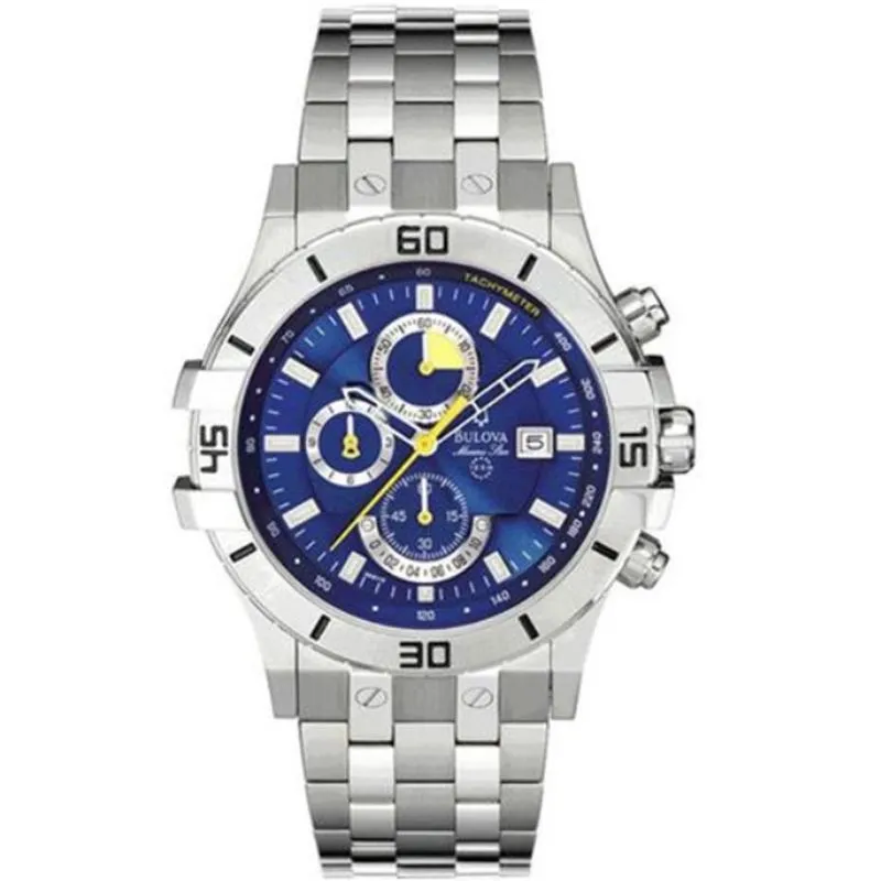 Relógio Masculino Bulova Cronógrafo Wb30999F - Prata