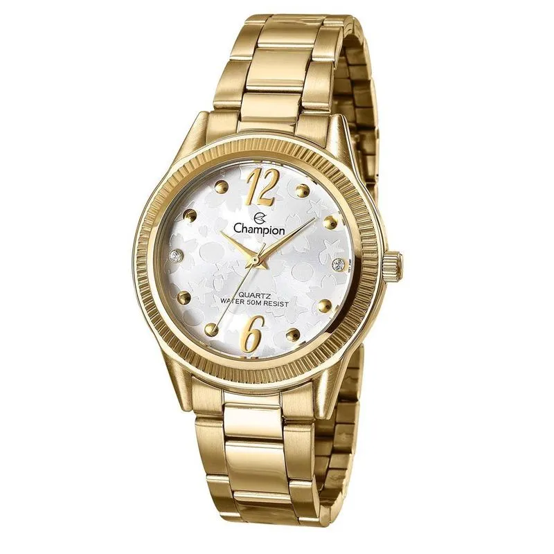 Relógio Feminino Champion CN29570W Dourado