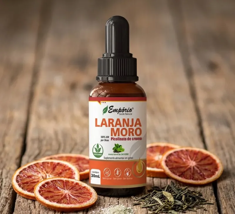 Laranja Moro - Picolinato de Cromo 30ml
