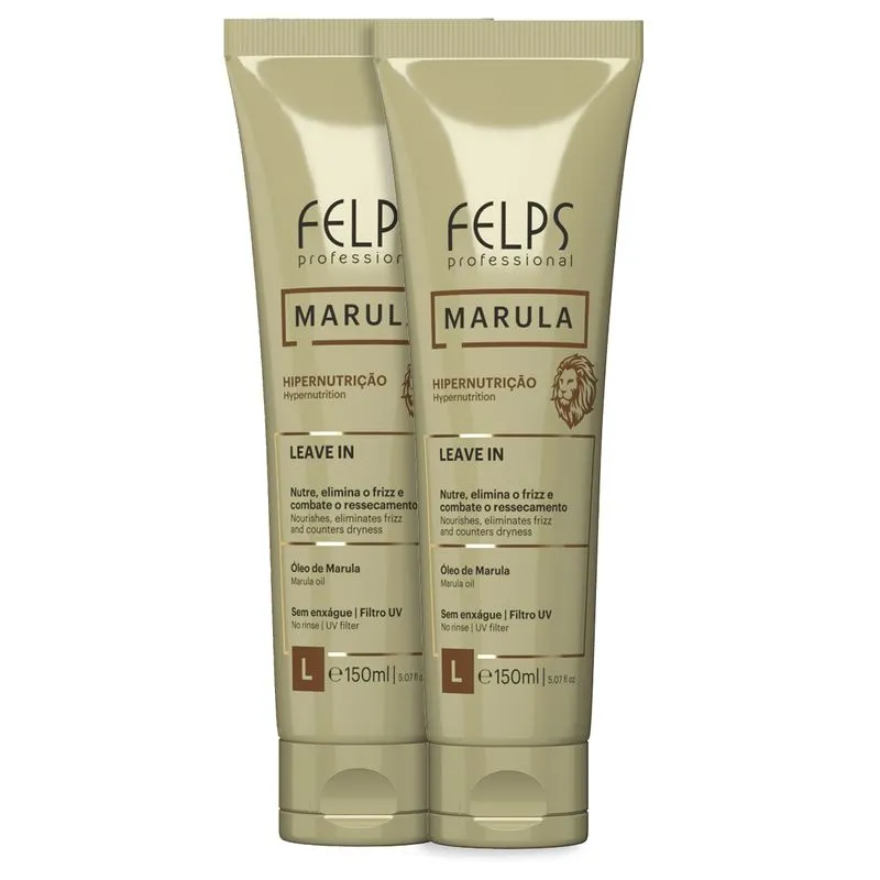 Kit 2 Leave-in Marula 150ml - Felps