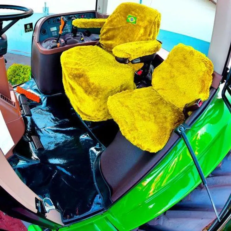 Capa Chinil Operador E Passg Compatível Trator Jhon Deere 6j