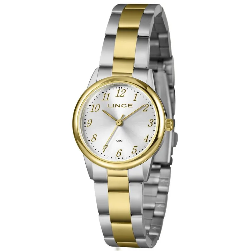 Relógio Lince Feminino Ref: Lrtm032l30 S2sk Social Bicolor
