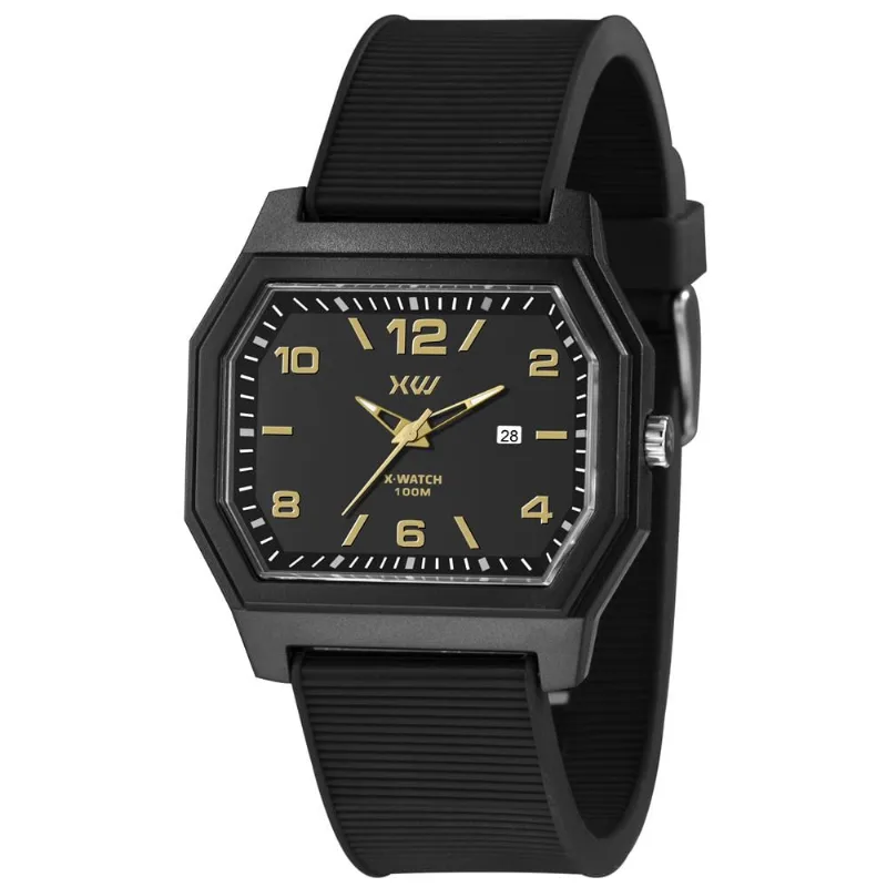 Relógio X-Watch Masculino P2px Esportivo Retangular Analógico