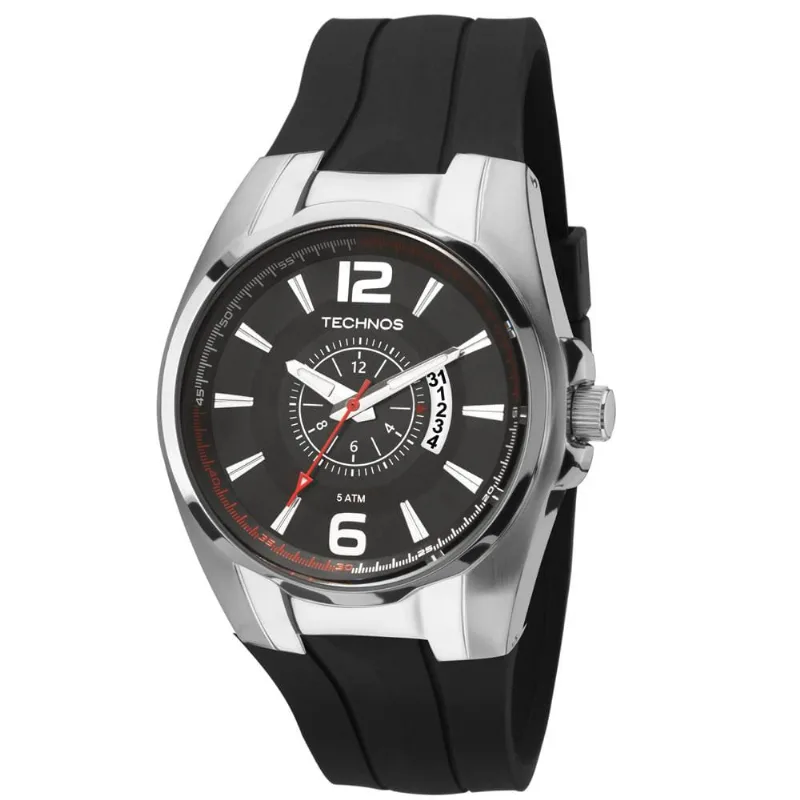 Relógio Masculino Analógico Technos 2115KTB8P Preto