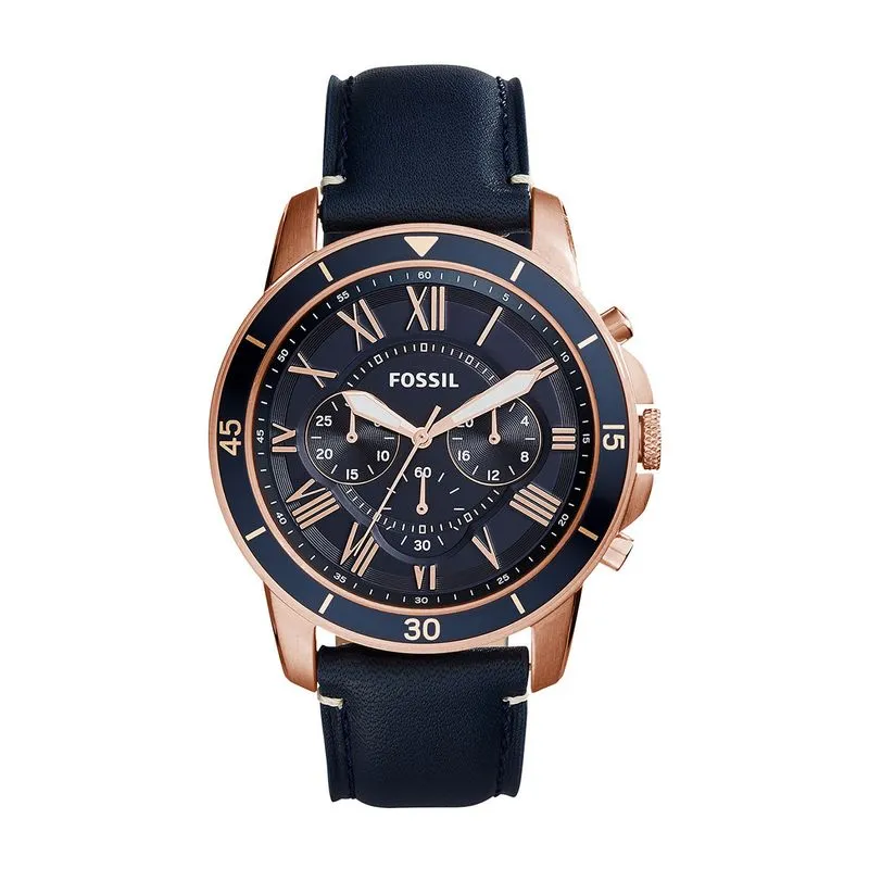 Relógio Fossil Grant Sport Masculino Azul Analógico FS5237/2AN