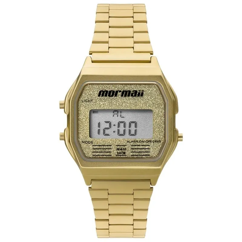 Relógio Feminino Mormaii Vintage Digital MOJH02AD/4B Dourado