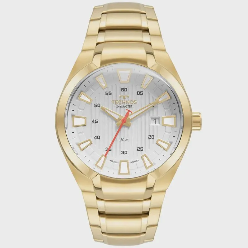 Relógio Technos Masculino Skymaster Dourado - 2117LCM/1B