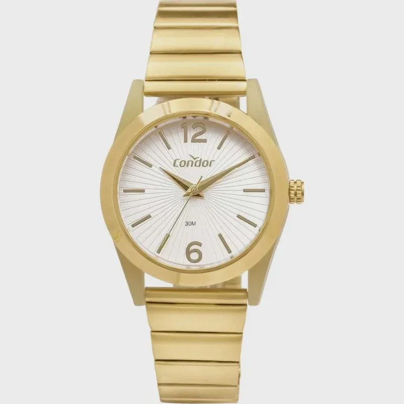 Relógio Condor Feminino Dourado Social Delicado COPC21JCP/8D