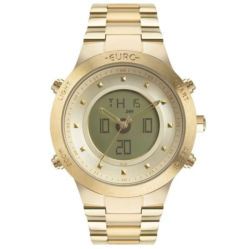 Relógio Euro Feminino Fashion Fit Sporty Bicolor - Eubj3889ad-4d Eubj3889ad-4d