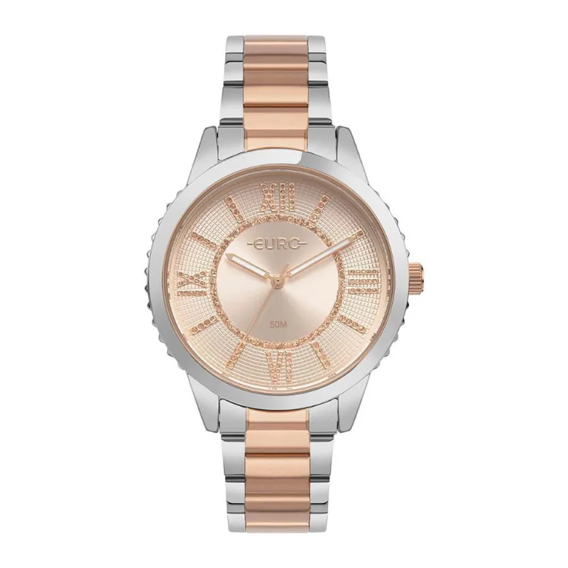 Relógio Euro Feminino Glitz Bicolor - Eu2035ywe-4j Eu2035ywe-4j