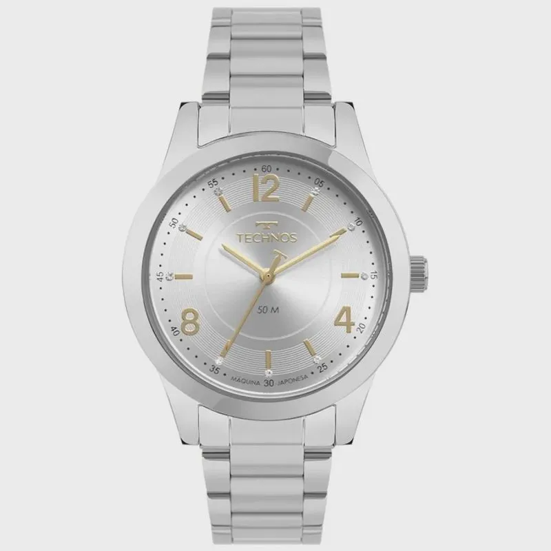 Relógio Technos Feminino Elegance Prateado