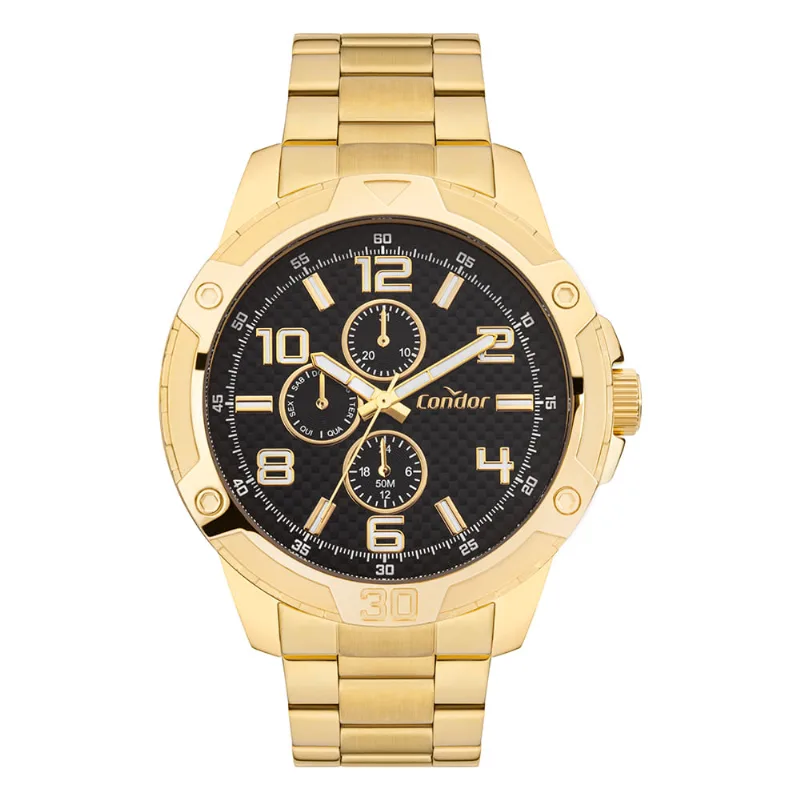 Relógio Condor Masculino Civic Dourado - CO6P27AC/4P CO6P27AC/4P