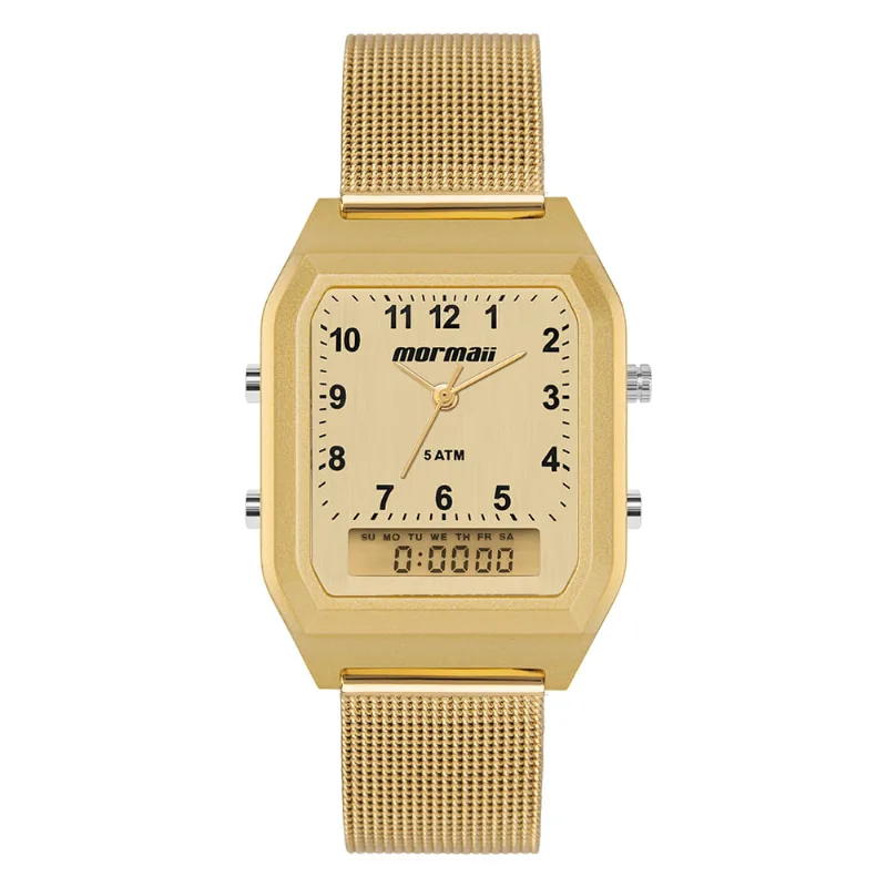 Relógio Mormaii Feminino Vintage Dourado - MOPC21JALG/7X