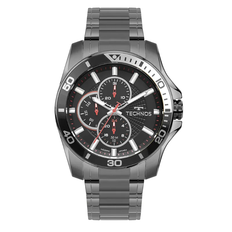 Relógio Technos Masculino Racer Premium Grafite - 6P27DUW/1P