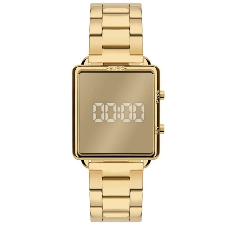 Relógio Euro Feminino Fashion Fit Reflexos Dourado - Eumd26aah-4d Eumd26aah-4d