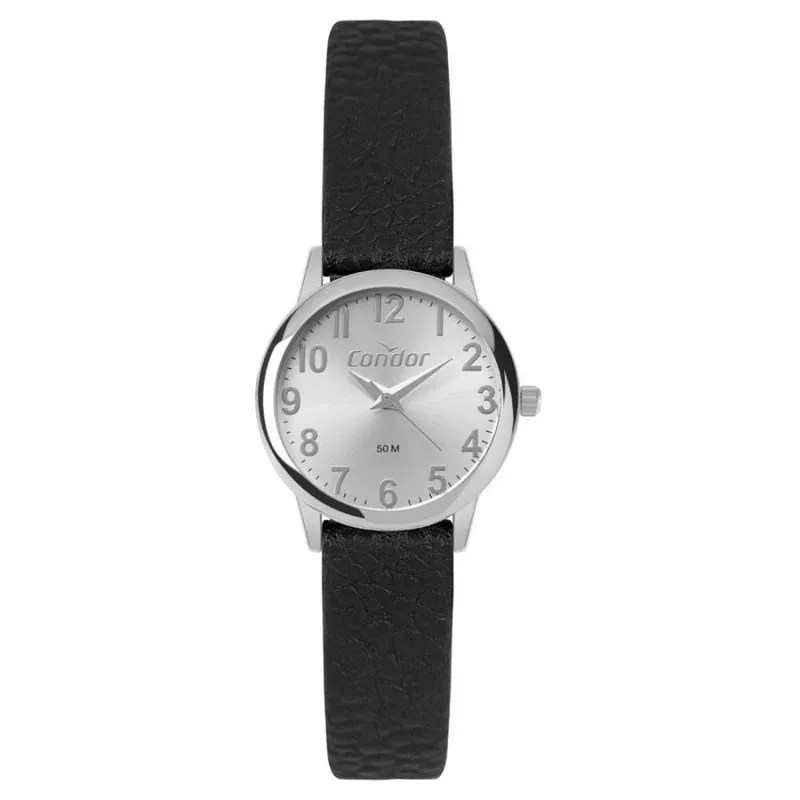 Relógio Condor Feminino Casual Prateado