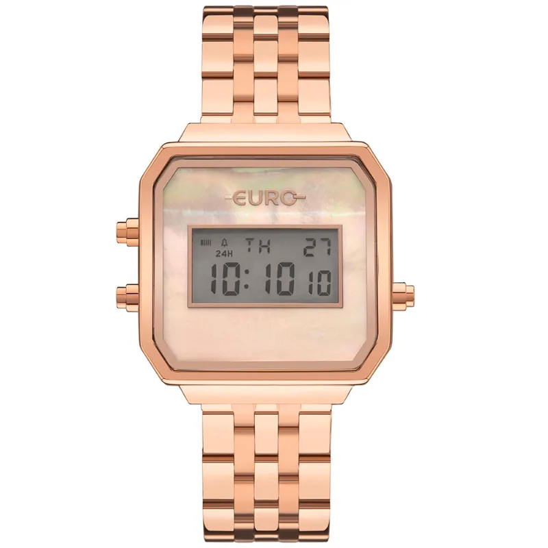 Relógio Euro Feminino Fashion Fit Glam Rosé - EUJHS06BAD/4J Relógio Euro Feminino Ff Glam Rosé - EUJHS06BAD/4J