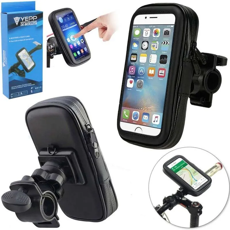 Suporte Para Celular De Bicicleta Resistente A Água E Clima