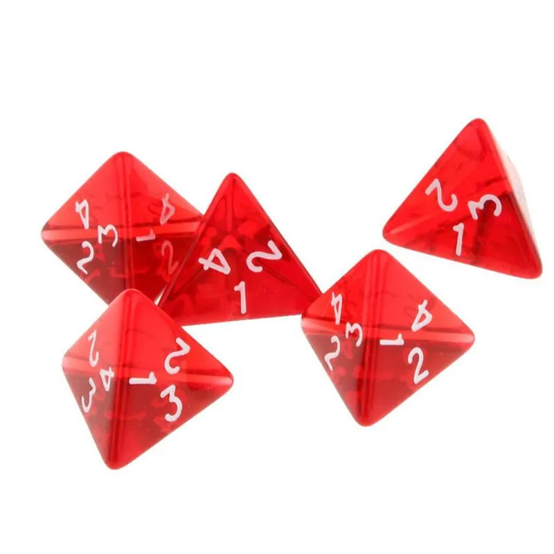Conjunto De 5 Gemas Com Dados De Vários Lados D4 Dark Heresy D&amp;d Rpg Toy