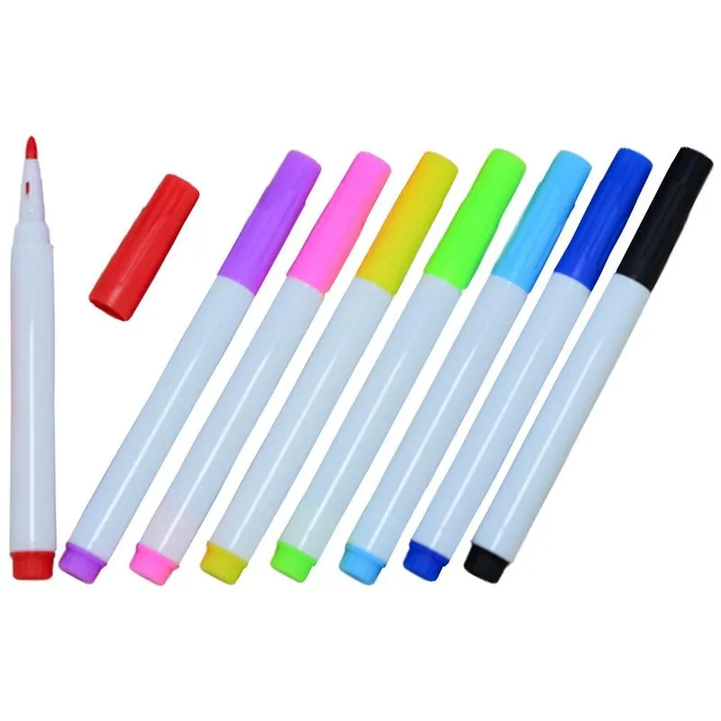 Jogo 72 Canetas Coloridas Para Quadro Branco 12Cm