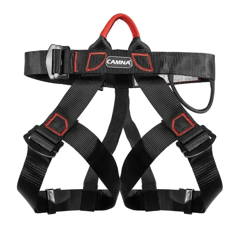 Cinto De Segurança Arnês De Escalada Equipamento De Rapel Árvore Preto