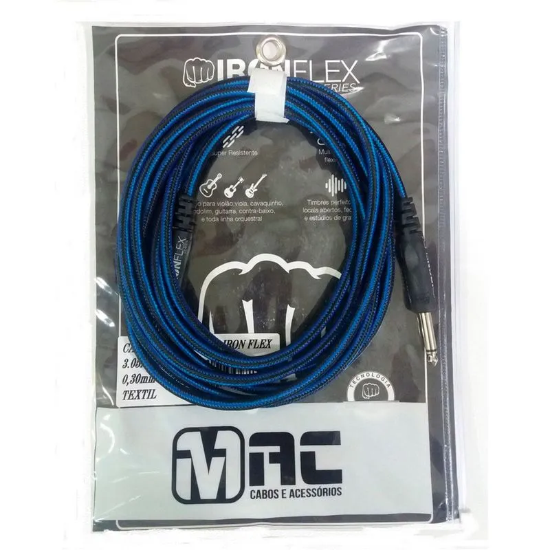 Cabo Profissional Mac IF10TX Iron Flex Séries P10 3,05m
