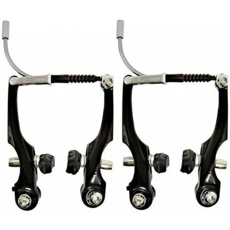 Par Freio V-brake Alumínio De Bicicleta Logan Lb-919 Preto