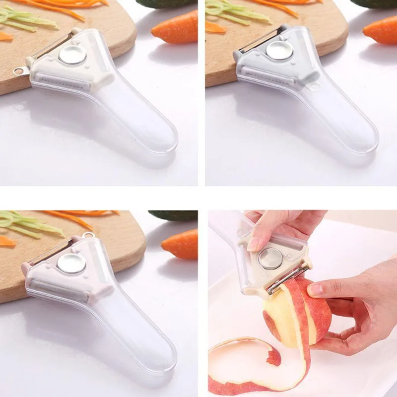 Descascador Fatiador 3 Em 1 Multifuncional Frutas Legumes Vegetais