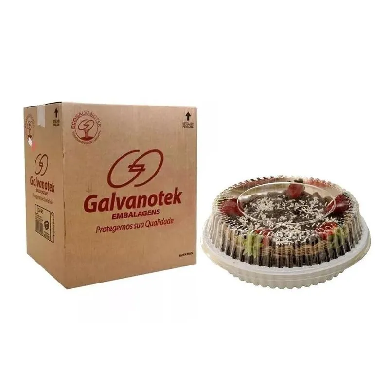 100 Embalagem Fabrica De Bolo Grande Galvanotek G-40 M (1cx)