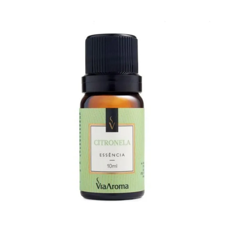 Essência Citronela 10 Ml Via Aroma Essência Citronela 10 Ml Via Aroma