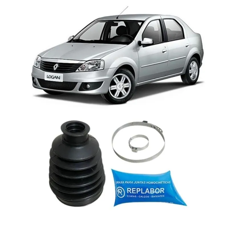 1 Kit Coifa Homocinética Lado Roda Renault Logan 2007/...