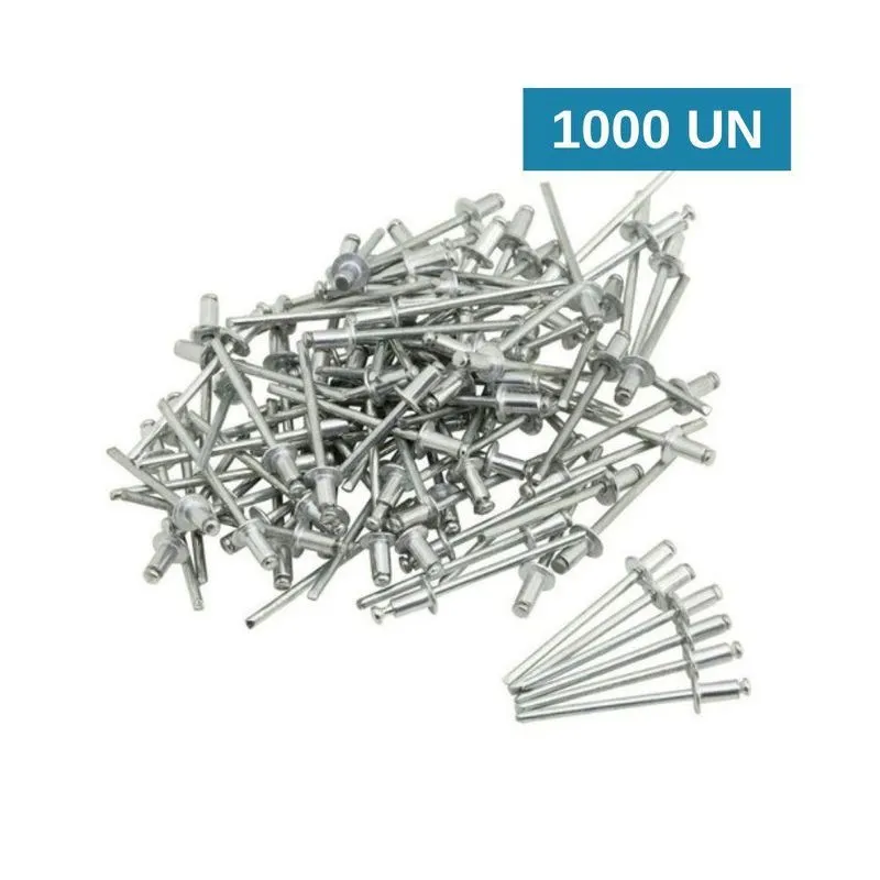 Rebite Aluminio Repuxo 306 3.2 X 6 Starfer 1000 Peças