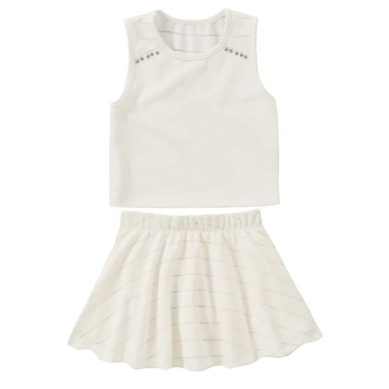 Conjunto infantil menina em malha jacquard M5348.0452.6