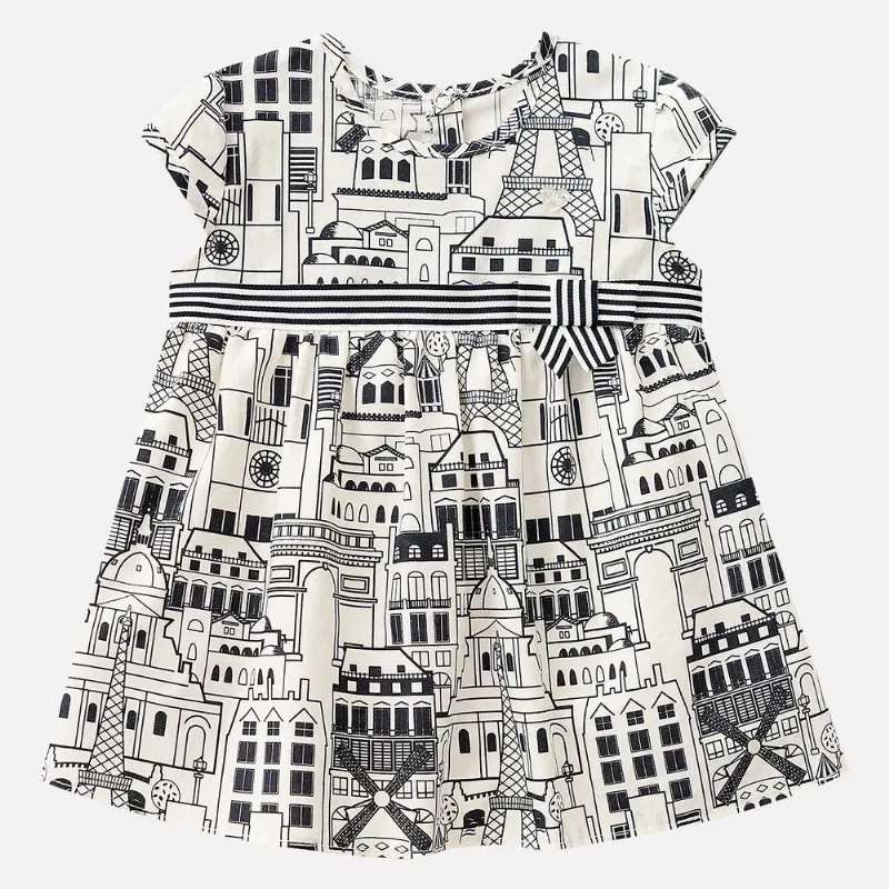 Vestido Bebê Milon Tricoline M6369.0452.M