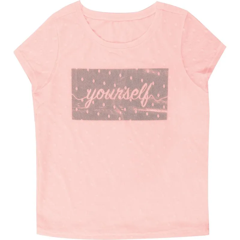 Blusa Teen Feminina Amora Meia Malha e Tule 50987.40071.14