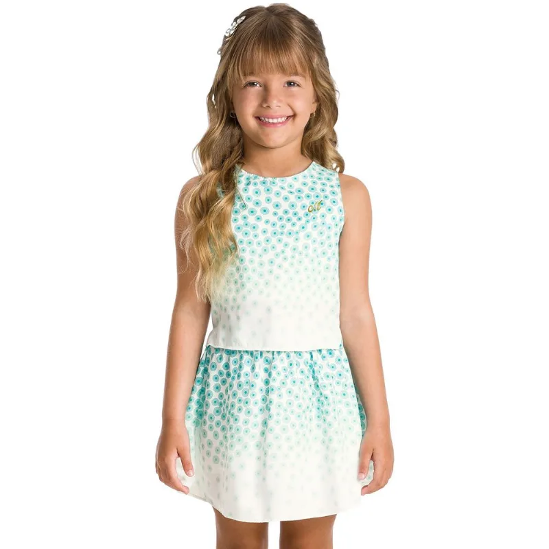 Conjunto Infantil Feminino Blusa + Saia Milon M5974.0452.4